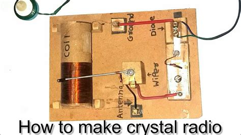 How To Make Crystal Radio Foxhole Radio Crystal Radio Homemade