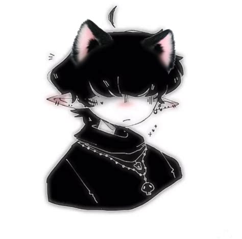 Emo Anime Boy Aesthetic Pfp Cat Boy In Cute Profile Pictures
