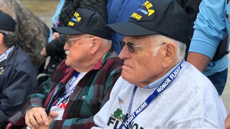 Honor Flight Maine Dozens Of Veterans Take Trip Of A Lifetime Newscentermaine Com