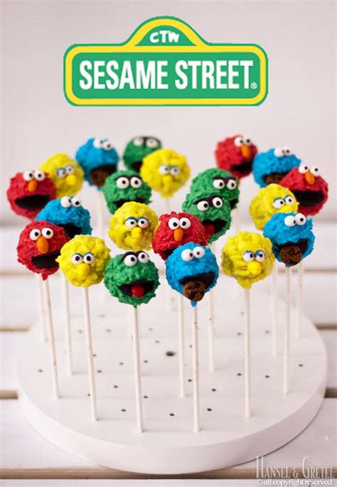 Sesame Street Cake Pops Decorated Cake By Aysemoztas Cakesdecor