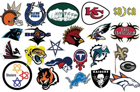 Nfl Team Logos Redesigned Images And Photos Finder