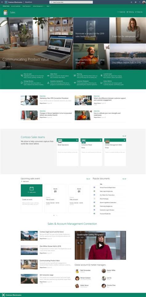 25 Great Examples Of Modern Sharepoint Intranet Microsoft 365 Atwork