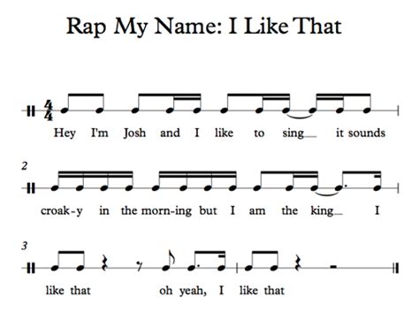 Word on the street is that this kid is attached to produce some. Rap My Name Free Music Tech Lesson Plan | Midnight Music