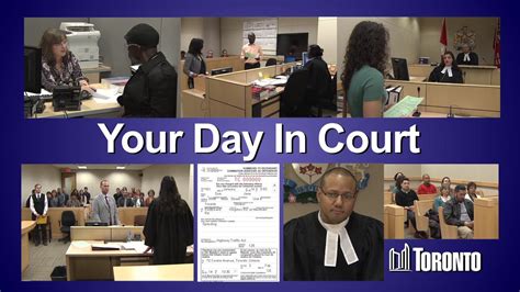 Your Day In Court Toronto Court Services Youtube