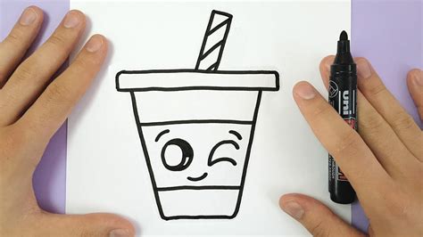 Download How To Draw A Cute Drink Super Easy And Kawaii Video Youtube