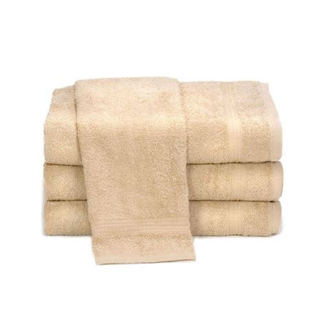 Plush Beige Bath Towels In Bulk Us Wiping