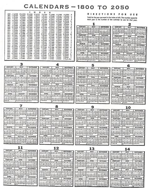 20 Perpetual Calendar Free Download Printable Calendar Templates ️