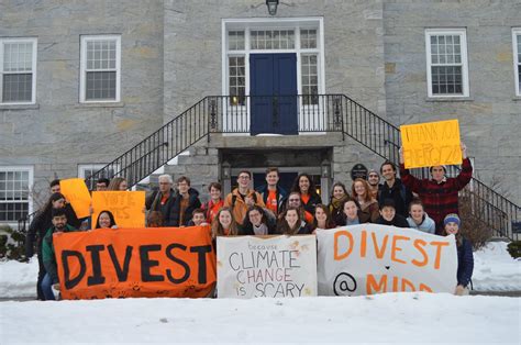 Middlebury College Alma Mater Of 350 Org Co Founders Divests From