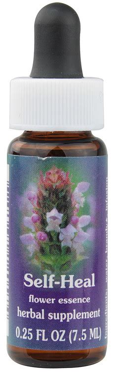 Flower Essence Fes Quintessentials Self Heal Herbal Supplement Dropper 0 25 Fl Oz