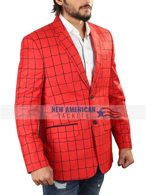 Tom Holland Red Spiderman Blazer Coat New American Jackets