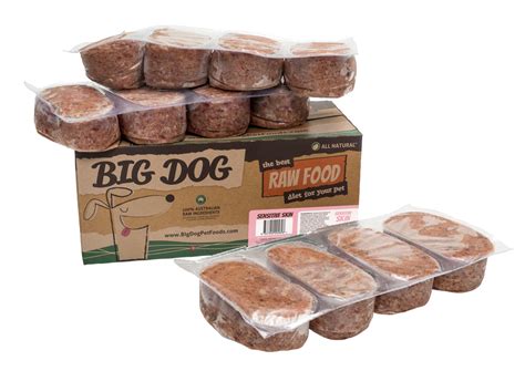 The food will stay fresh in the fridge for up to 4 days once defrosted. Big Dog Skin Sensitive RAW Food | Australian Dog Lover