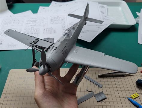 More Steps Of The 35th Scale Fw 190a 6 Construction From Border Model