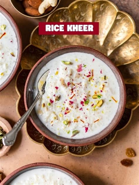 Rice Kheer Indian Rice Pudding Masala And Chai