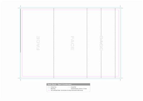50 Table Tent Template Microsoft Word