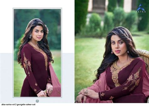 Sarina Vol 2 By Alisa Georgette Casual Wear Salwar Kameez