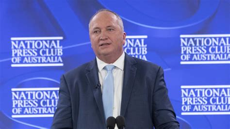 National Press Club Barnaby Joyce Gets Anthony Albaneses Name Wrong