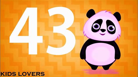 1 To 100 Numbers For Kids Panda Counting Numbers 1 To 50 Kids Lovers 5