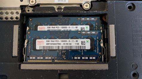 Many laptops contain a small door in the system that can provide access to the memory module slots. memory - Laptop ram compatibility - Super User