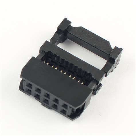 10pcs 254mm Pitch 2x5 Pin 10 Pin Idc Fc Female Header Socket Connector