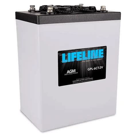 Gpl 6ct 2v Agm Battery Lifeline Batteries