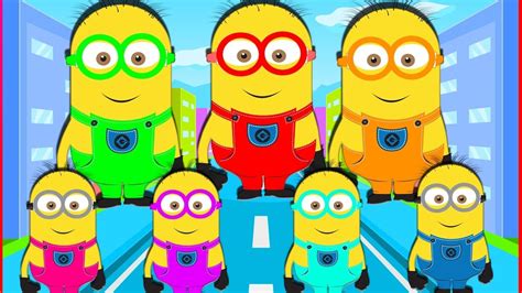 Minions Learn Colors With Minions Banana Colors For Children To Learn Wi