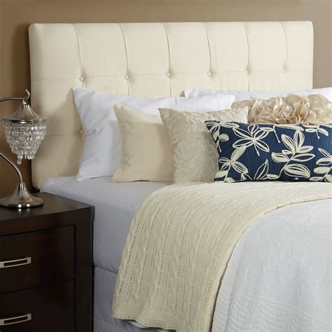 Shop Humble Haute Stratton King Ivory Linen Tufted Upholstered