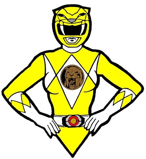 High quality vector graphics, scalable to any size without losing quality. Power Ranger yellow great picture for a cake topper! | Power ranger party, Power ranger birthday ...