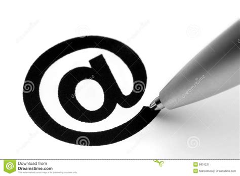 E-Mail Sign stock image. Image of icon, pencil, send, email - 9801221