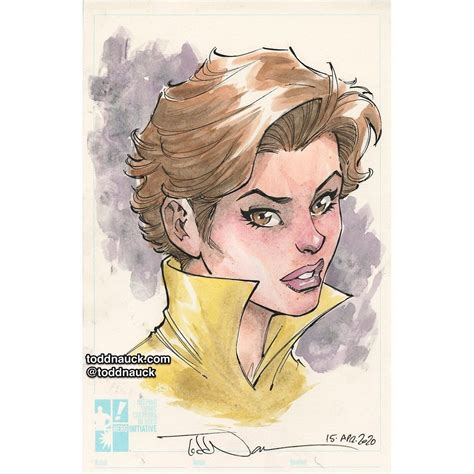 Kitty Pryde Cat Call Couple Weeks Red Queen X Men Female Sketch