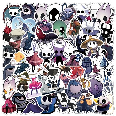Buy Hollow Knight Game Stickers 50 Pcs Larger Vinyl Waterproof