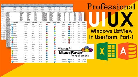 VBA UI UX 12 How To Add And Use Powerful ListView Control In Excel