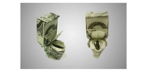Sorprendente Origami Con Dinero Dólar Origami Dinero De Origami
