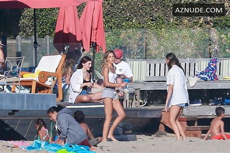 Scarlet And Sophia Stallone Have A Party At A Beach House In Malibu