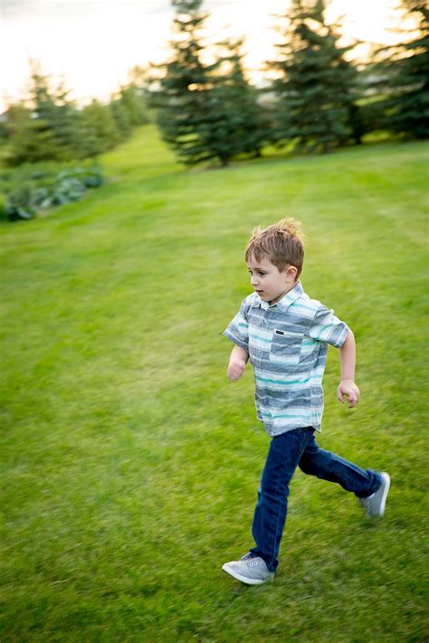 Hd Wallpaper Boy Walking On Lawn Field During Daytime Playing Kids