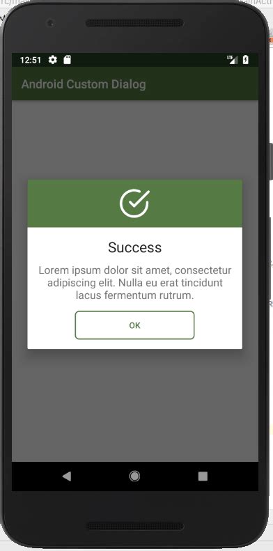 Android Custom Dialog Example Making Custom Alertdialog