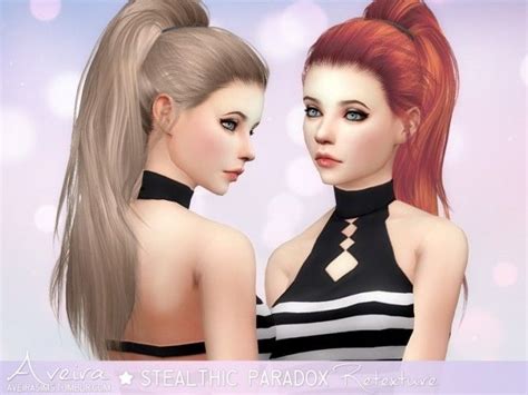 Stealthic Paradox Hair Retexture At Aveira Sims 4 Sims 4 Updates