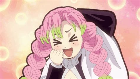 Anime Mitsuri Kanroji Anime Mitsuri Kanroji Kimetsu No Yaiba Discover And Share Gifs