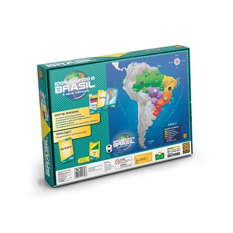 Jogo Explorando O Brasil Lojagrow Geografia Do Brasil Jogos Jogo