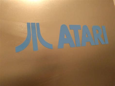 Arcade Atari Vinyl Decal Sticker Etsy