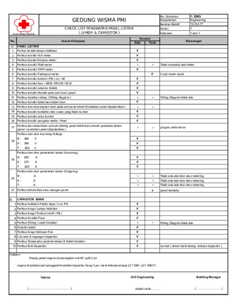 Form Inspeksi Panel Listrik Sketchup Make Imagesee