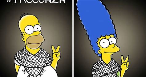The Simpsons Get Political In Art Pieces Globalnewsca