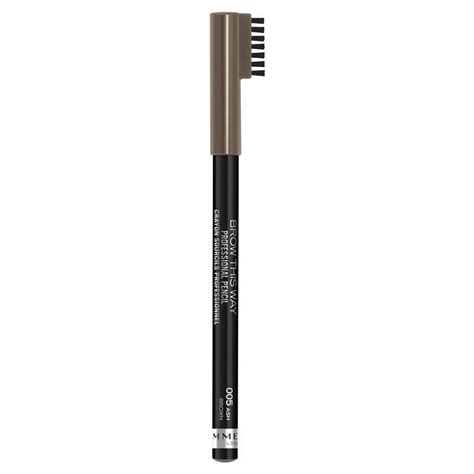 Buy Rimmel Brow This Way Professional Pencil 005 Ash Brown Online At