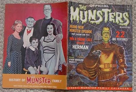 The Official Munsters Magazine Volume 1 1 1965 Original Munsters