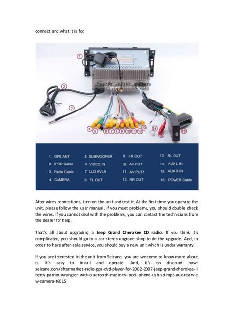 2002 Jeep Grand Cherokee Wiring