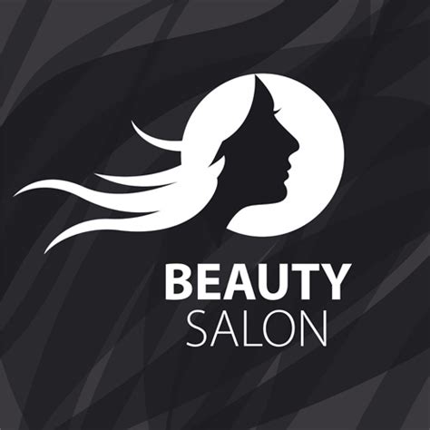 Woman Head With Beauty Salon Logos Vector Vectors Graphic Art Designs