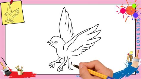 Comment Dessiner Un Oiseau Qui Vole Facilement Etape Par Etape à Dessin