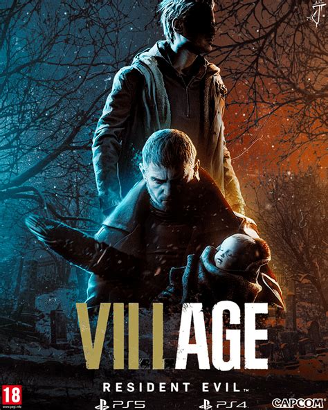 I Made A Poster For Resident Evil Village Includes Ethan And Chris