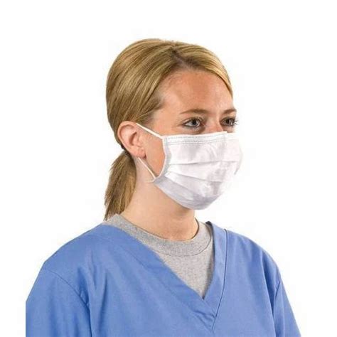 White Medical Surgical Mask At Rs 5 In Hyderabad Id 14454814562