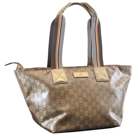 Gucci Sherry Line Gg Tote Bag Golden Ref153282 Joli Closet