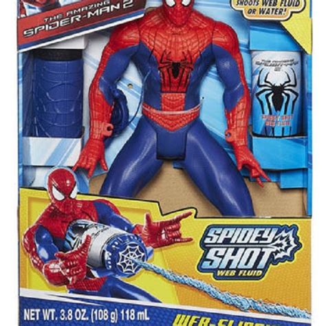 marvel the amazing spider man web shooting slinging 2 in 1 figure t to gadget
